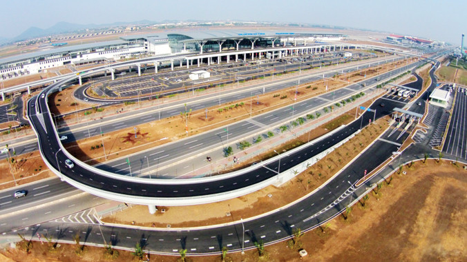 Cảng hàng không Quốc tế Nội Bài. Ảnh: Bình Minh.