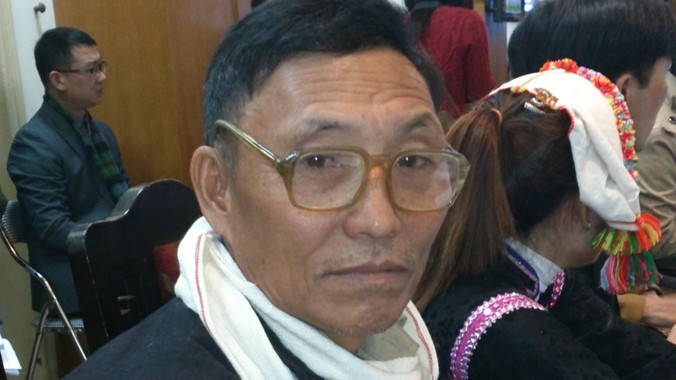 Ông Pờ Chà Nga, dân tộc Si La lo ngại nguy cơ bị đồng hóa. Ảnh: T.Toan.