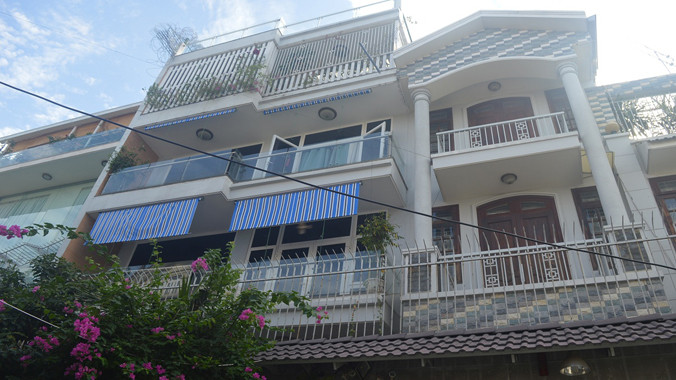 Khu biệt thự được cho là của ông Giang Văn Hiển (bố của Giang Kim Đạt) tại phường Bình An, Quận 2, TPHCM.Ảnh: Ngô Bình.