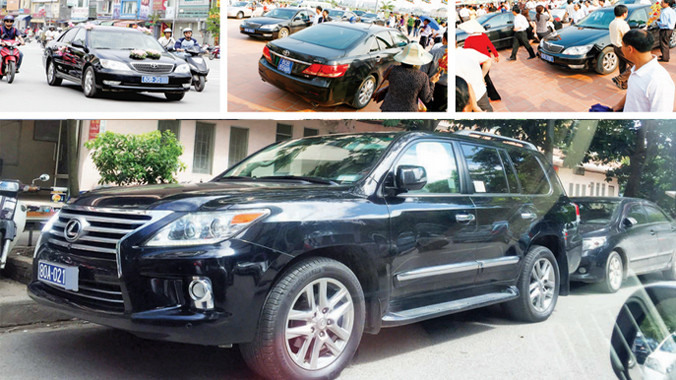 Không còn cảnh xe công tràn lan đi lễ chùa, đưa rước cô dâu chú rể..., nhưng nhiều đơn vị vẫn chưa mặn mà với việc khoán chi xe công. Ảnh : PV.