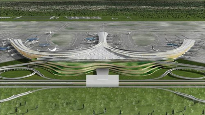 Phối cảnh sân bay Long Thành.