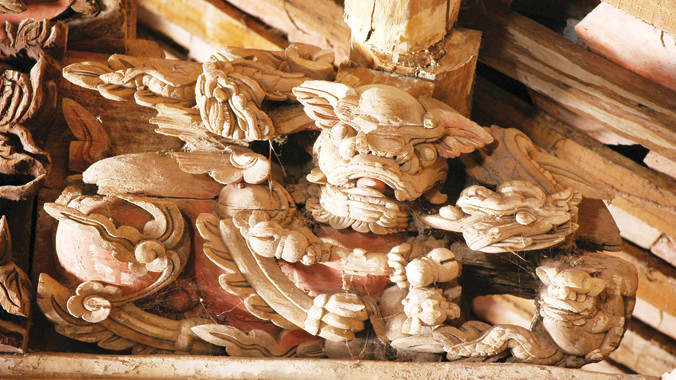 Những mẫu chạm nghê từ thế kỷ 17 này sẽ được tham khảo để sáng tạo mẫu linh vật Việt phù hợp thời đại. Ảnh: APE.GOV.VN