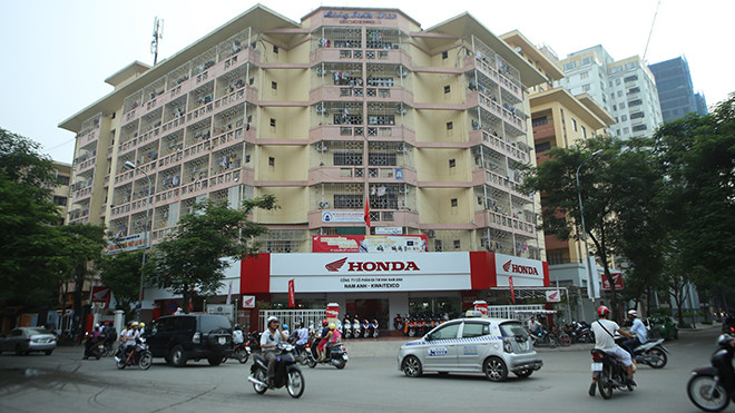 Làng sinh viên Hacinco đang bị chính chủ đầu tư “chiếm dụng”. Ảnh: Như Ý.