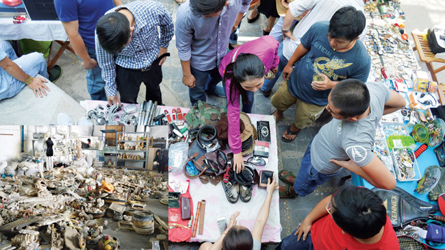 Phiên chợ hoạt động nhộn nhịp nhưng không ồn ào.