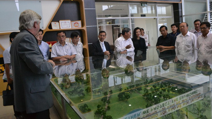 Khu Liên hợp xử lý chất thải Đa Phước do VWS đầu tư được xem là hiện đại nhất VN hiện nay.