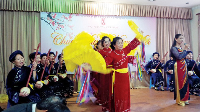 Một tiết mục trong buổi tổng duyệt. Ảnh: Trung Dũng.