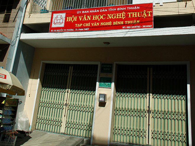 Trụ sở Hội VHNT Bình Thuận.