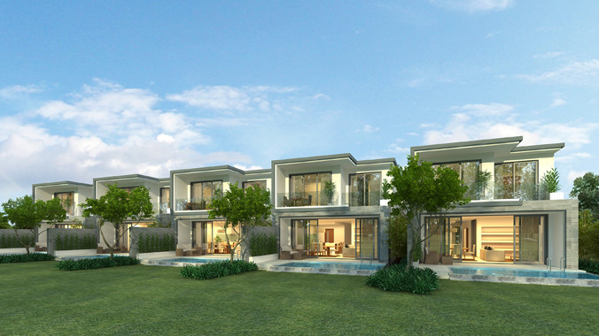 Phối cảnh khu biệt thự The Point.