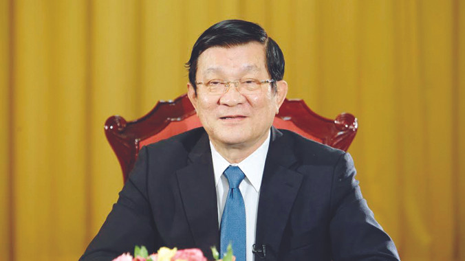 Chủ tịch nước Trương Tấn Sang. Ảnh: Như Ý.