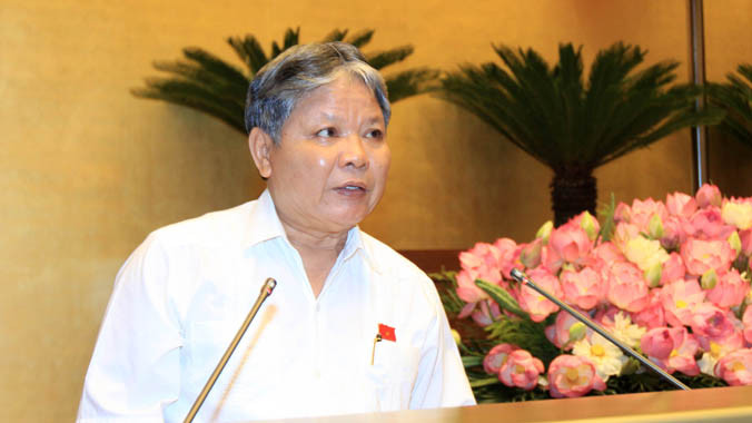 Bộ trưởng Bộ Tư pháp Hà Hùng Cường: Không bỏ án tử hình với tội danh tham ô, nhận hối lộ. Ảnh: Như Ý.