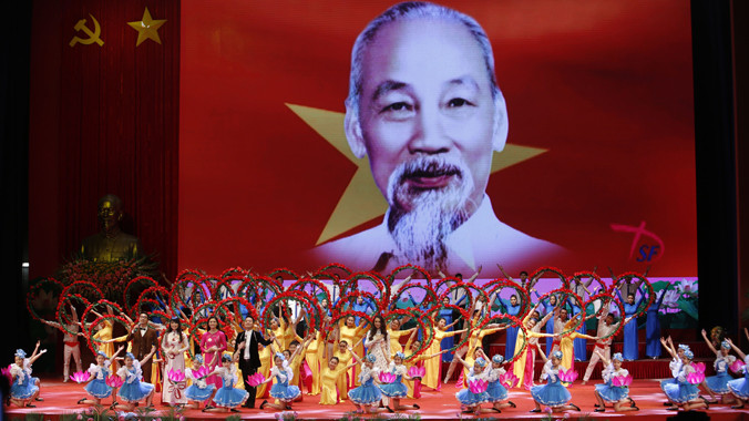 Chương trình nghệ thuật đặc biệt chào mừng Lễ kỷ niệm. Ảnh: Như Ý.