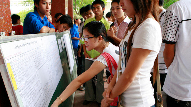 Những trường top trên về cơ bản sẽ tuyển đủ ngay từ NV1. Ảnh: Hồng Vĩnh.