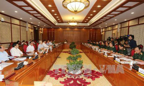 Quang cảnh buổi làm việc