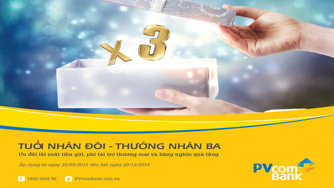 PVcomBank thưởng lớn cho khách hàng