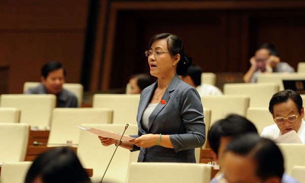 Đại biểu Nguyễn Thị Quyết Tâm. 