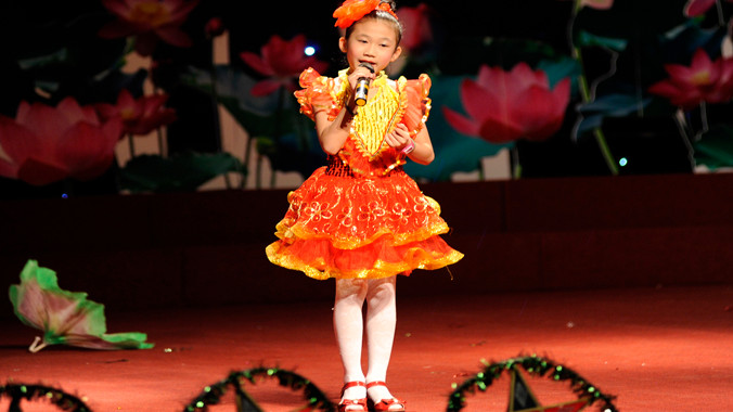 Tiết mục dự thi trong chung kết. Ảnh: Xuân Tùng.