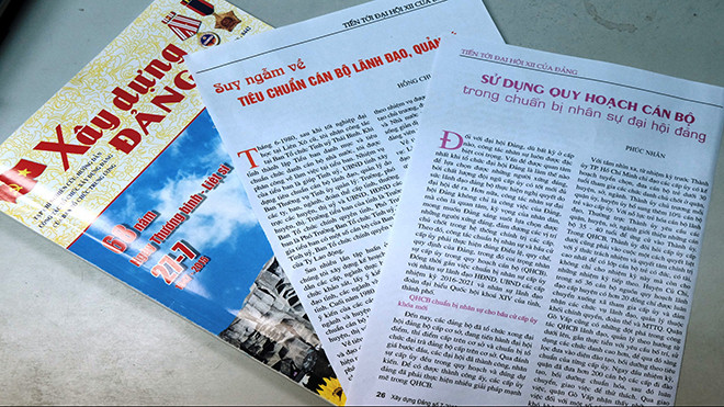 Công tác quy hoạch, sử dụng cán bộ trẻ luôn là đề tài được tạp chí Xây dựng Đảng ưu tiên đề cập.