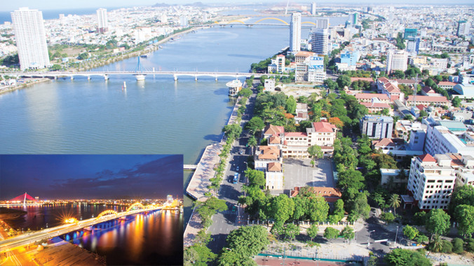 Toàn cảnh thành phố Đà Nẵng. Ảnh: Nam Cường-Ngọc Châu.