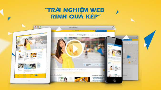 “Trải nghiệm web rinh quà kép” cùng website phiên bản mới của PVcomBank