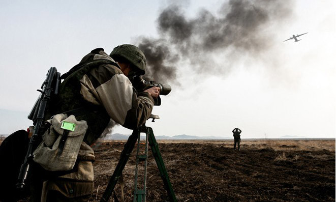 Binh lính Nga trong một cuộc tập trận đổ bộ đường không vào tháng 6 vừa qua.