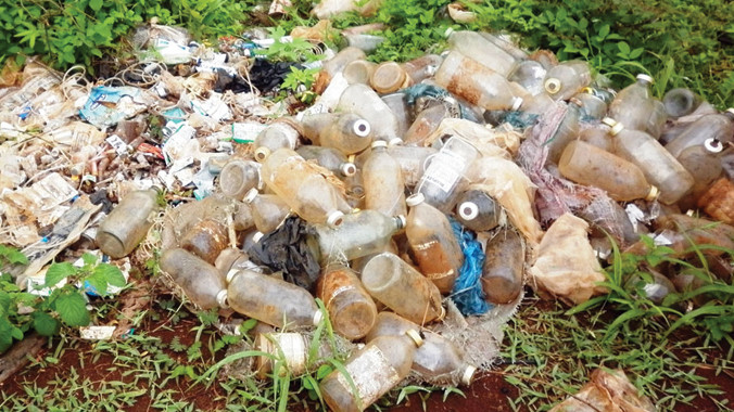 Việc đốt rác thải y tế là một trong những nguồn phát thải dioxin. Ảnh: Gia Lai online.