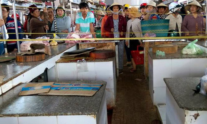 Hiện trường vụ việc. Ảnh: Tuổi trẻ.