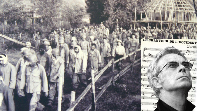 Tù binh Pháp sau trận Điện Biên Phủ (Ảnh nhỏ: Nhạc sỹ Jean-Pax Méfret).