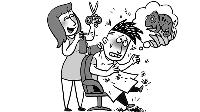 Đừng tưởng tóc thời trang làm anh...sướng