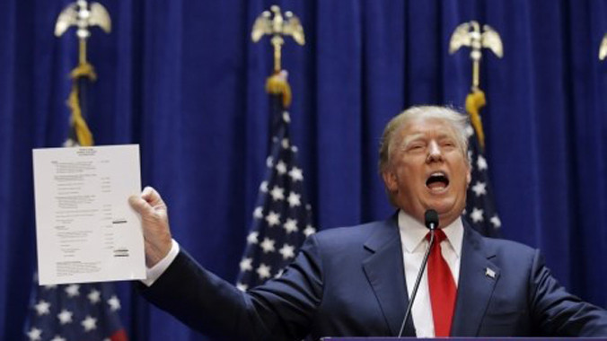 Ứng viên đang lên Donald Trump.