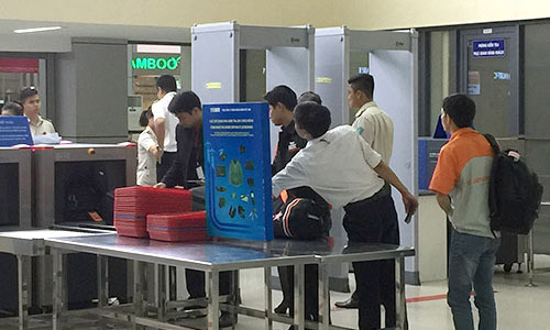 Hệ thống máy soi chiếu, camera an ninh đang phát huy hiệu quả trong việc phát hiện đồ đạc bị mất. Ảnh: Báo Giao thông.