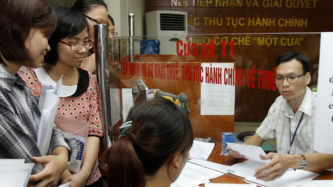 Làm thủ tục thuế tại quận Hai Bà Trung (Hà Nội).