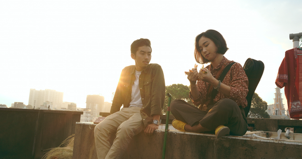 Trời sáng rồi ta ngủ đi thôi có những góc quay đẹp và thật về Sài Gòn Ảnh: Đoàn làm phim 