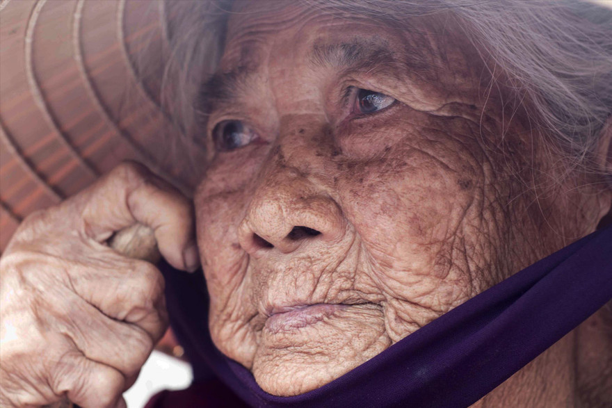 Chân dung mẹ Hà Thị Quý Ảnh: Lê Văn Chương 