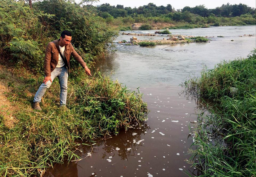 Nước thải của Nhà máy mía đường An Khê đang gây ô nhiễm môi trường 