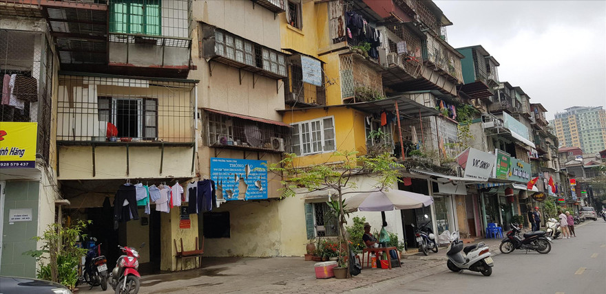 Khu tập thể G6A Thành Công.Ảnh: K.N