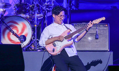 Hình ảnh “tăng động” của Thắng trong hòa nhạc Ngọt In the Spotlightảnh: Mỹ Thanh 