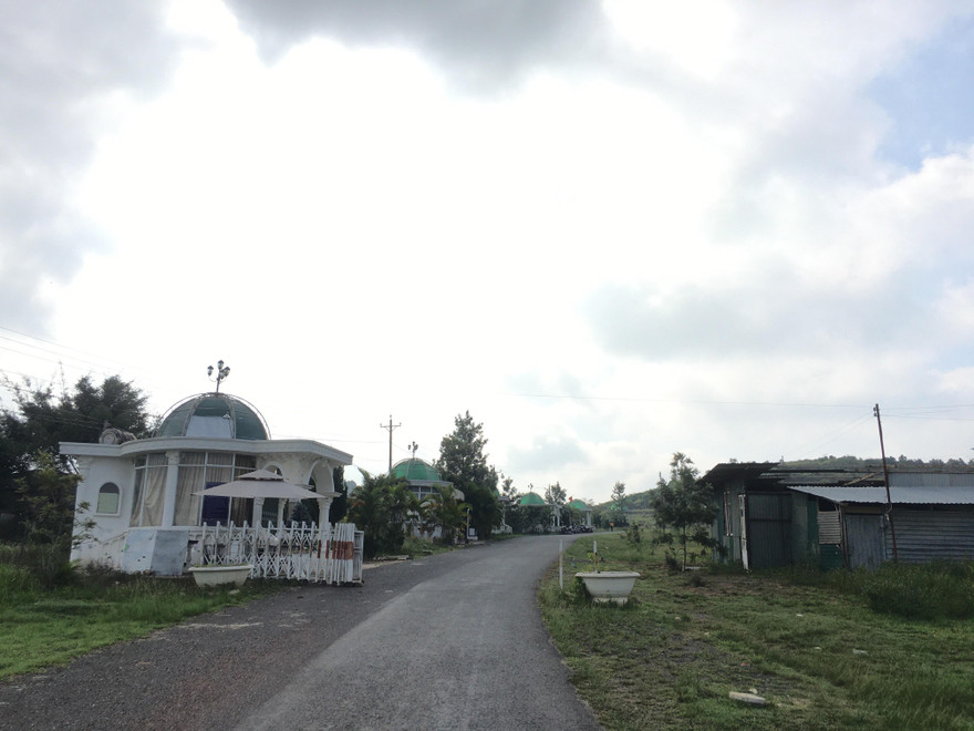 Cổng vào dự án của Cty Sài Gòn - Đại Ninh Ảnh: Tuấn Nguyễn 