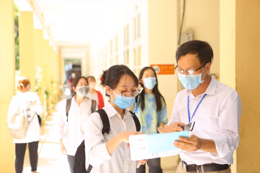 Học sinh dự kỳ thi tốt nghiệp THPT 2021 