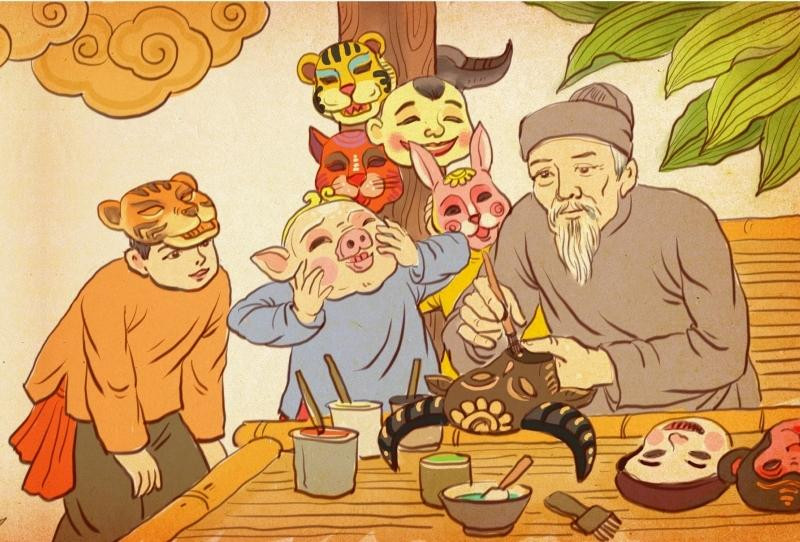 “Trung thu sum vầy” được tạo hình như phim hoạt hình