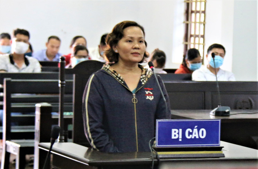 Bị cáo Nguyễn Thị Thu Hòa 