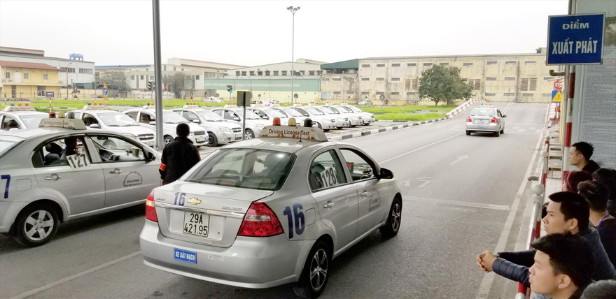  Hoạt động đào tạo, sát hạch giấy phép lái xe đã được xã hội hóa Ảnh: Phạm Thanh