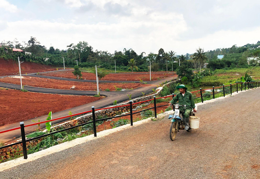 Tùy tiện phân lô mở đường, dựng trụ điện trên địa bàn TP Bảo Lộc 