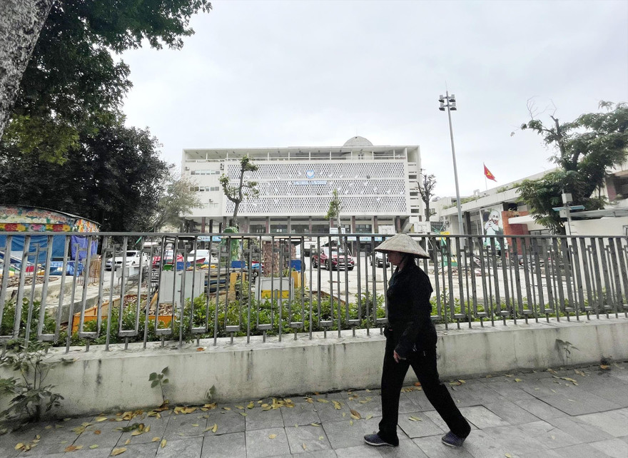  Cung Thiếu nhi (Lý Thái Tổ, Hoàn Kiếm, Hà Nội) có những công trình mang tính lịch sử Ảnh: Như Ý