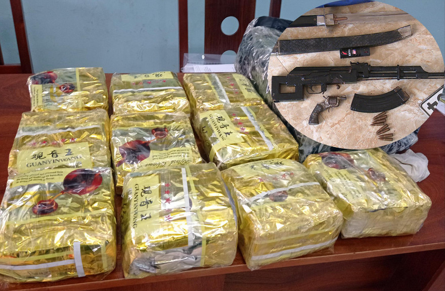 Số lượng lớn ma túy thu giữ của các đối tượng phạm tội