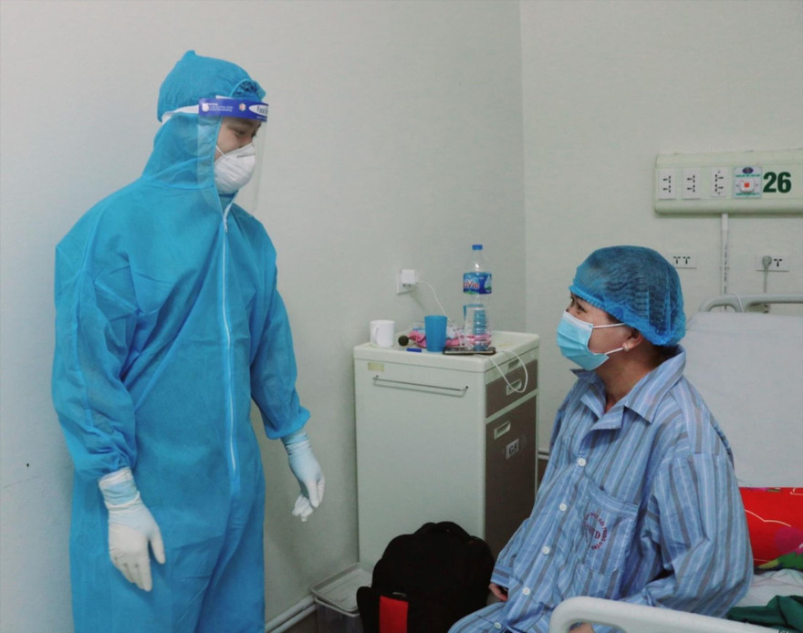 Sản phụ K. ổn định sức khỏe, xuất viện chiều 26/6 Ảnh: ĐÔNG ANH 