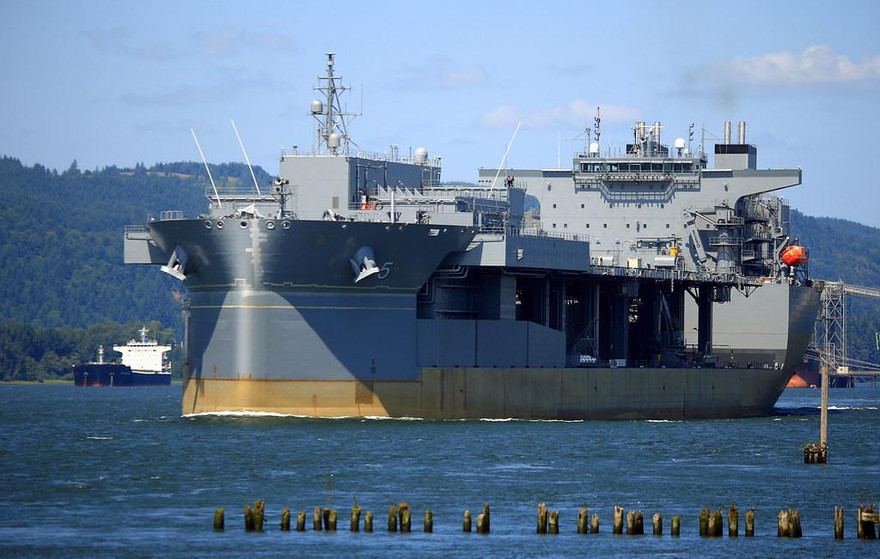 Tàu đổ bộ USS Miguel Keith của Mỹ Ảnh: US Navy 