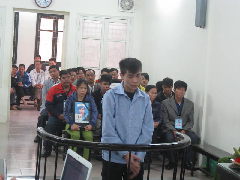 Bị cáo trong phiên xử. Ảnh: BH