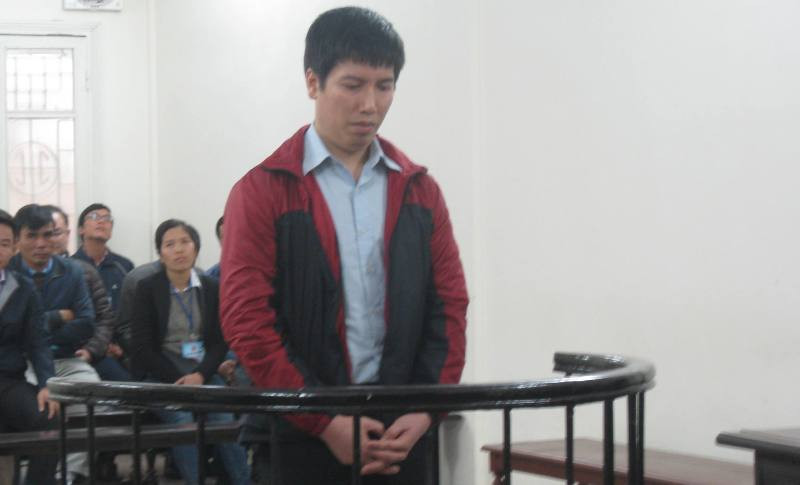 Giám đốc doanh nghiệp trong phiên xử ngày 12/1. Ảnh: BH