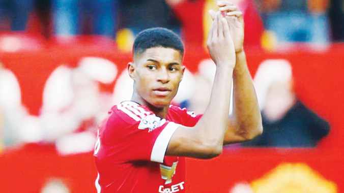 Marcus Rashford - ngôi sao mới trên hàng công Man United.