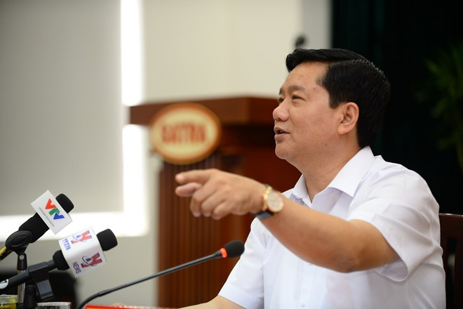 Bí thư Thành ủy TPHCM Đinh La Thăng. Ảnh: Zing